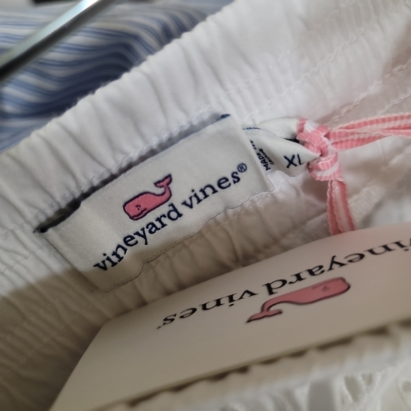 NWT Vineyard Vines Eyelet Pull-on Shorts in White XL 3.5" - Picture 6 of 6